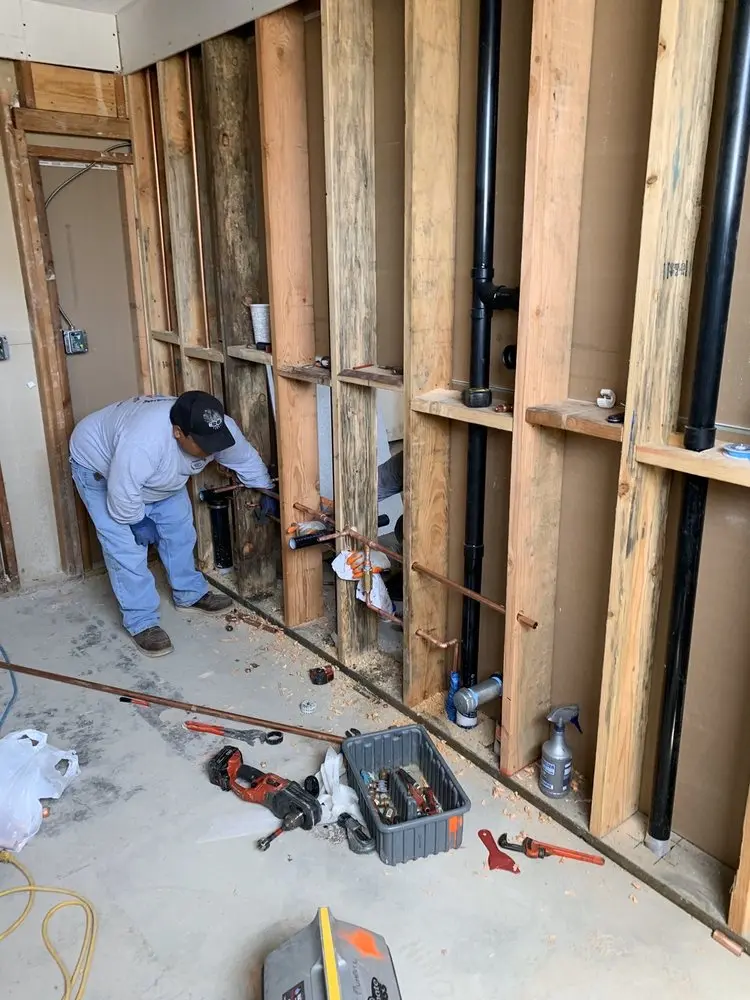 Commercial rough-in plumbing for Gas Line Repair in Kings Park
